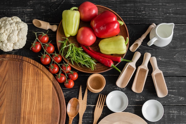 Zestaw naczyń i składników